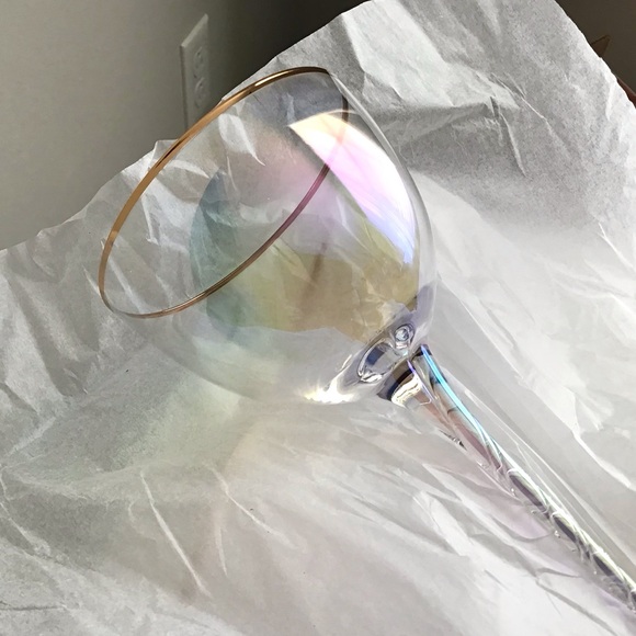 Anthropologie Wine Glasses Set of Four New In Box - Picture 3 of 8